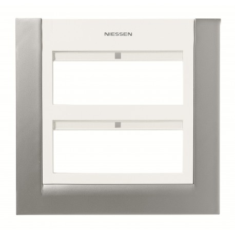 NIESSEN 2CLA127200T1201 2CLA127200T1201 T1272 BP NIESSEN Placa embellecedora 12M BP